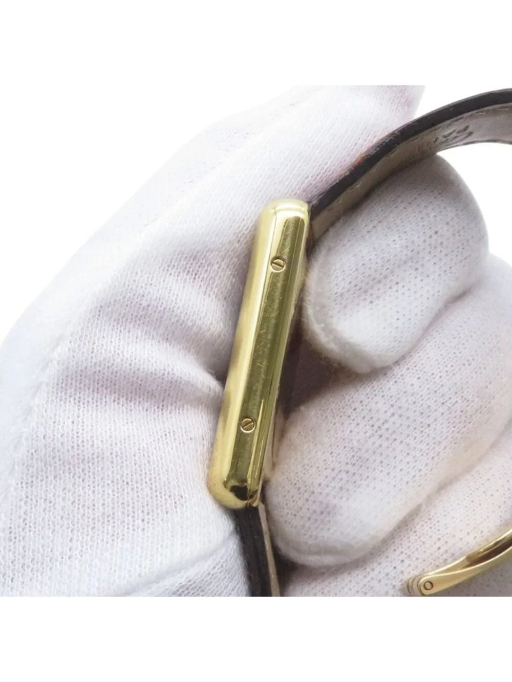 Cartier Must Tank XL Vermeil Watch Ivory Dial